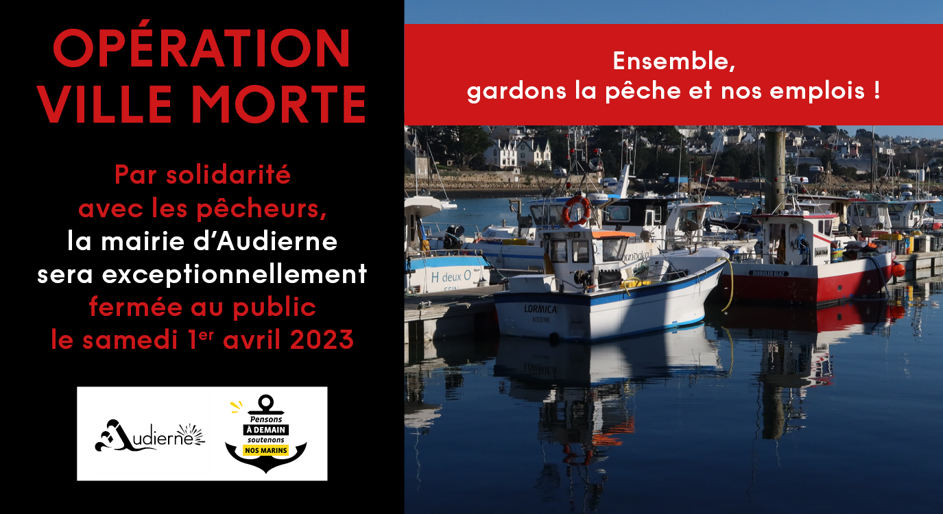 You are currently viewing Fermeture exceptionnelle de la mairie d’Audierne samedi 1er avril 2023